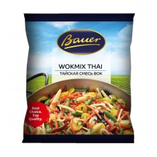 Köögiviljasegu „Wokmix Thai“, külmutatud,  400g/20tk, Bauer (-18C)